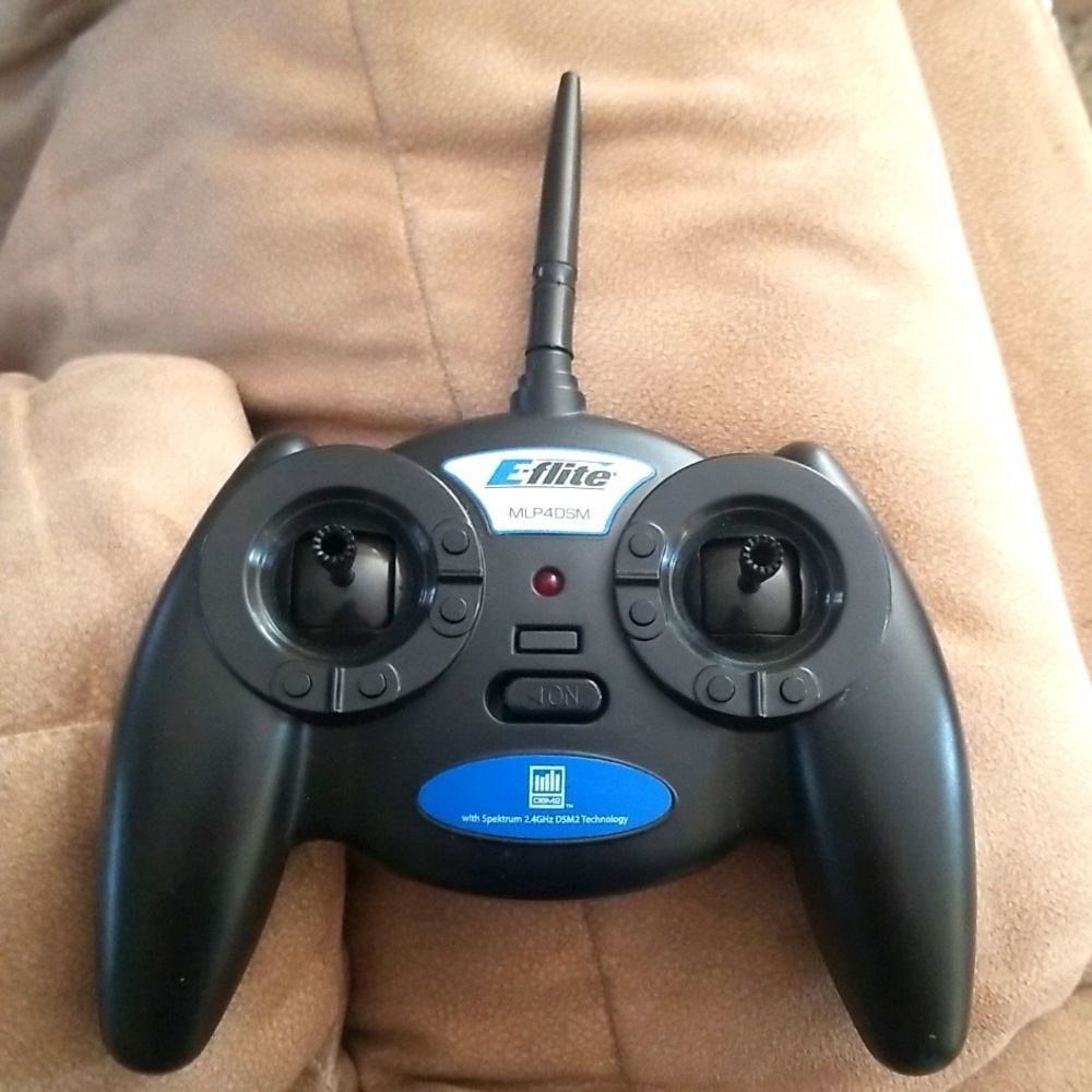 E flight MLP4DSM 4 channel transmitter
